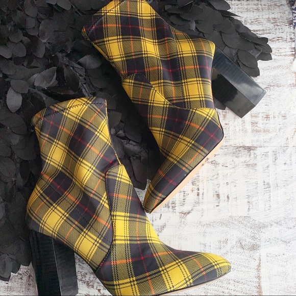 aldo plaid boots